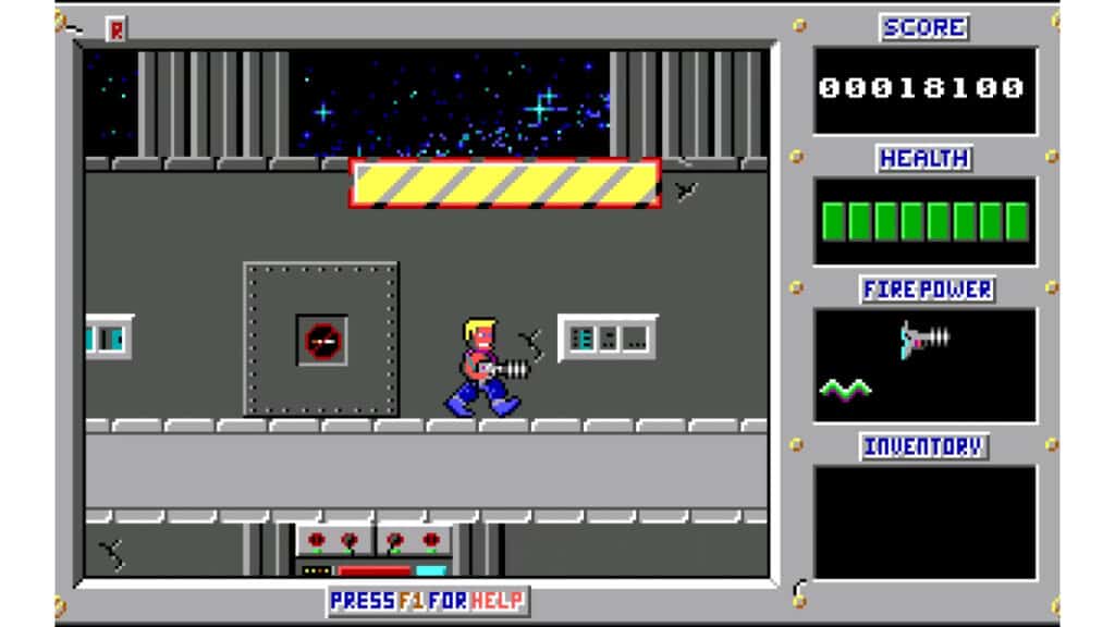 An in-game screenshot from Duke Nukem.