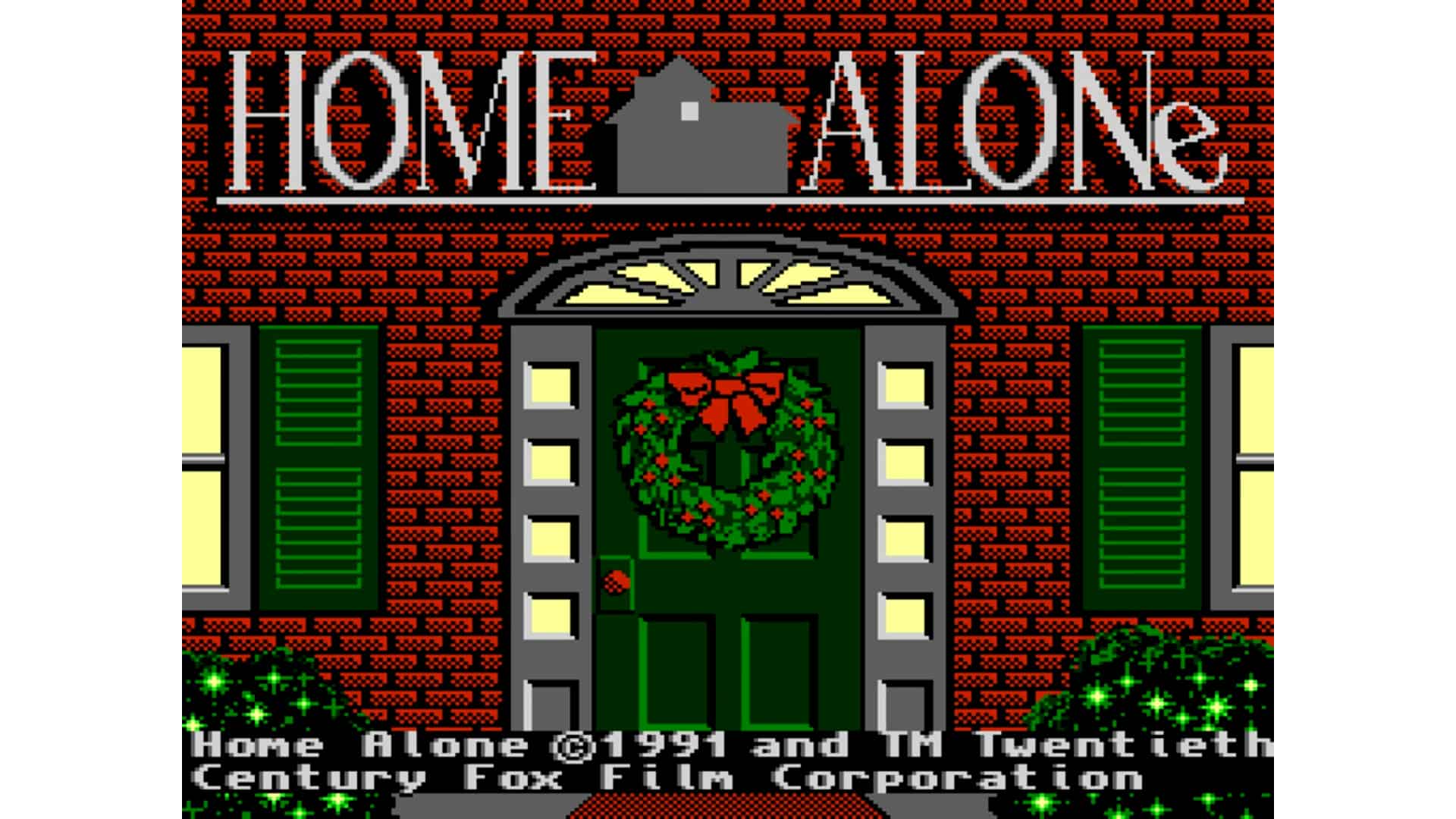 An in-game screenshot from Home Alone.
