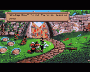 Interaction with King's Quest VI.