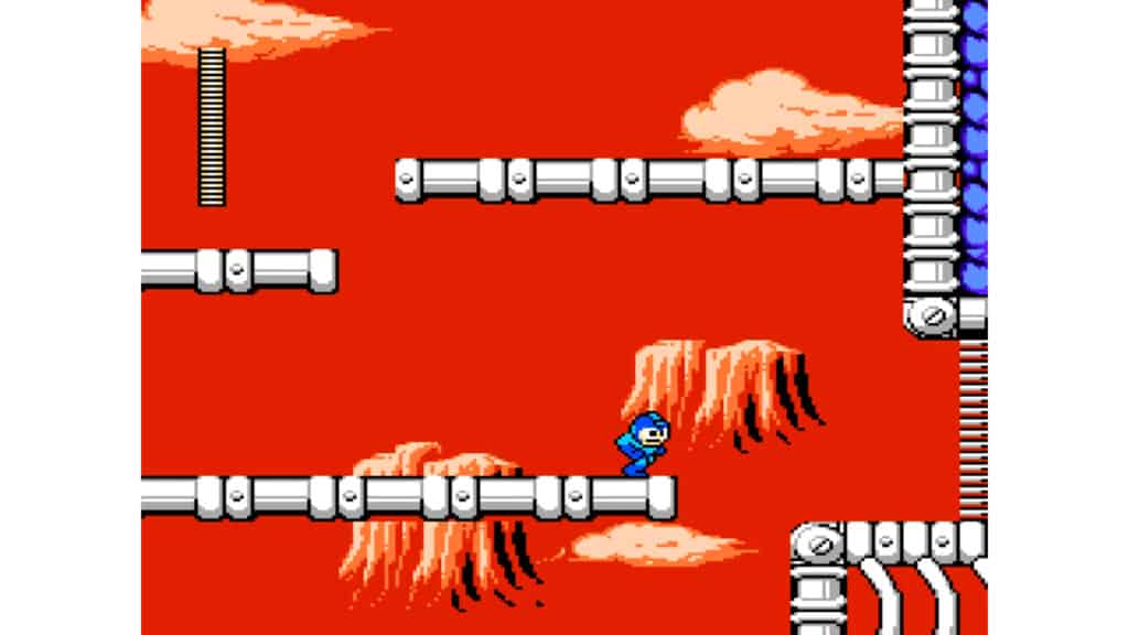 An in-game screenshot from Mega Man 4.