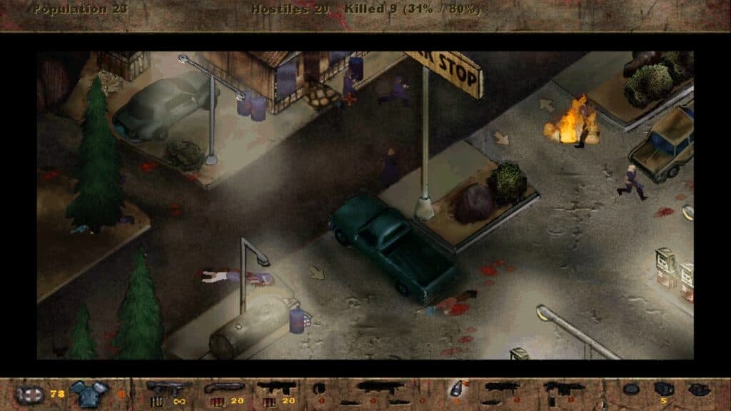 An in-game screenshot from Postal.
