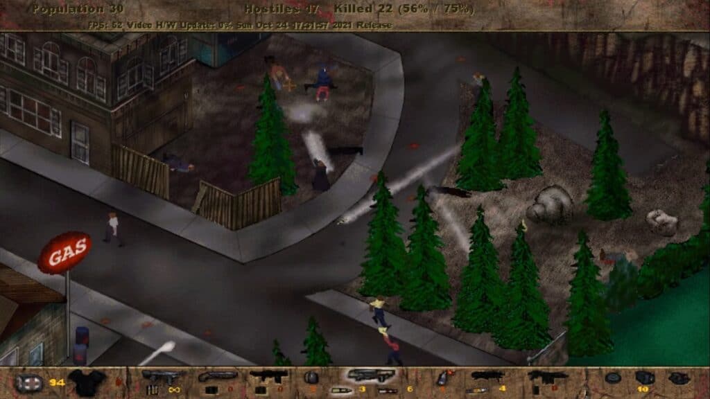 An in-game screenshot from Postal.