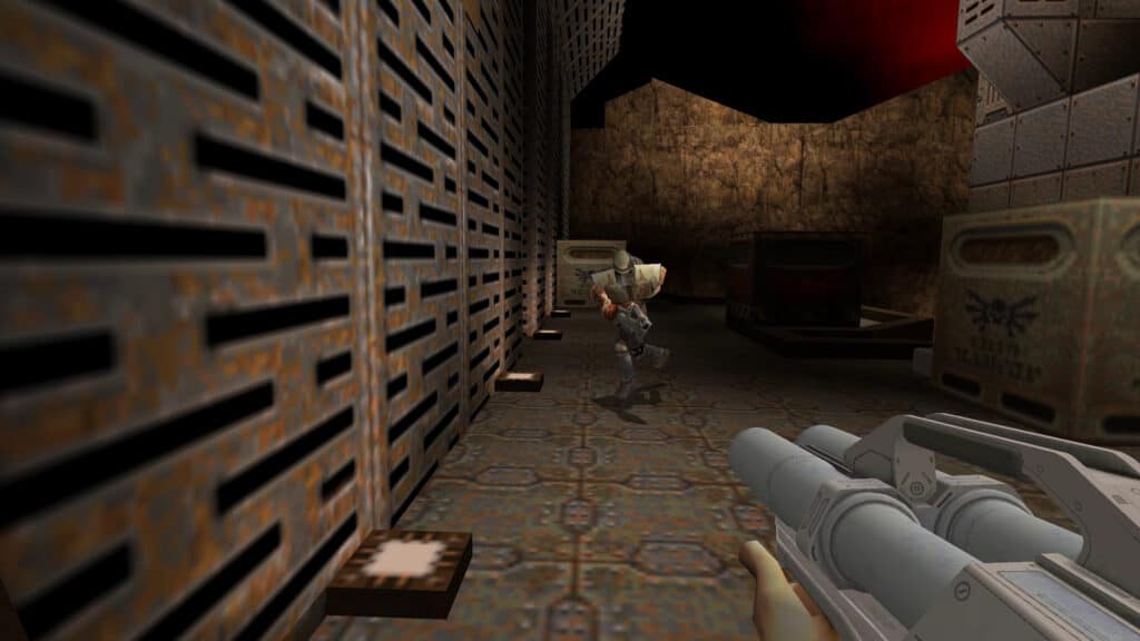 A Steam promotional image for Quake II RTX.