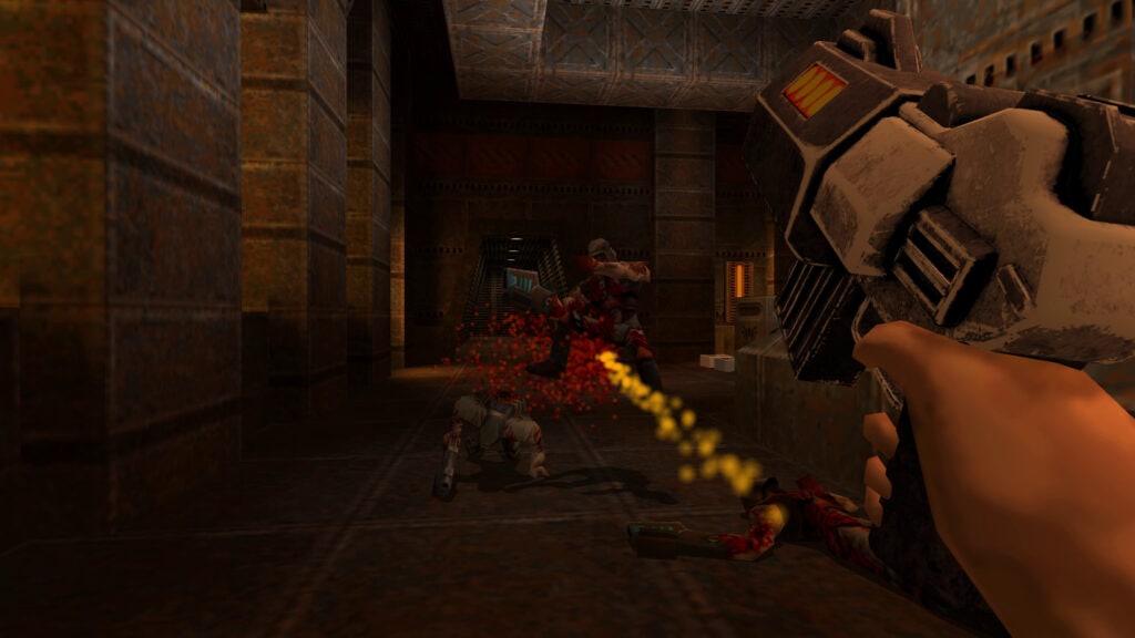 A Steam promotional image for Quake II RTX.