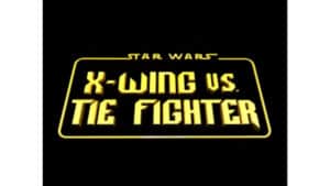 An in-game screenshot from Star Wars: X-Wing vs. TIE Fighter.