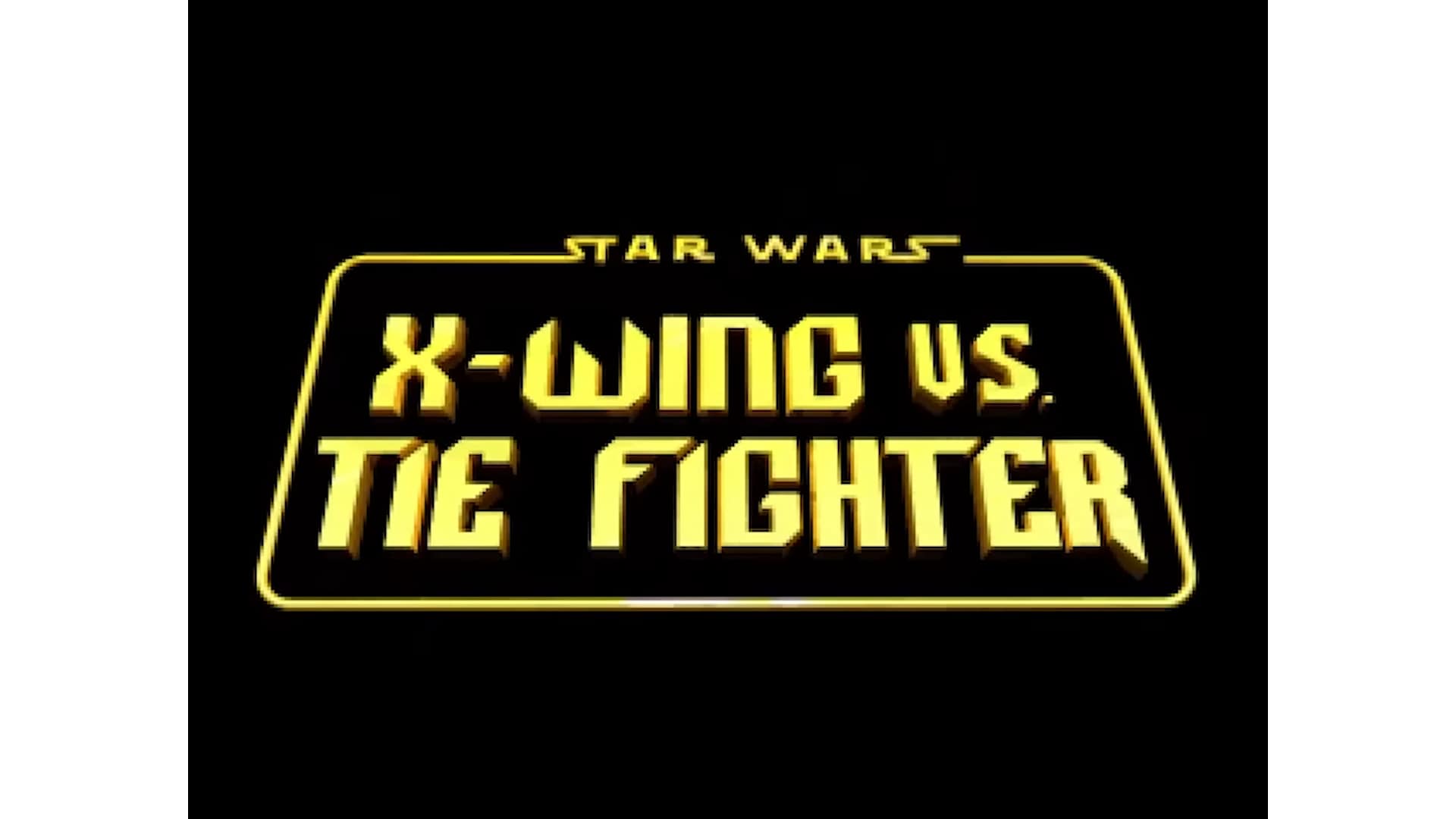 An in-game screenshot from Star Wars: X-Wing vs. TIE Fighter.