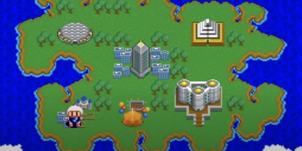 Super Bomberman map