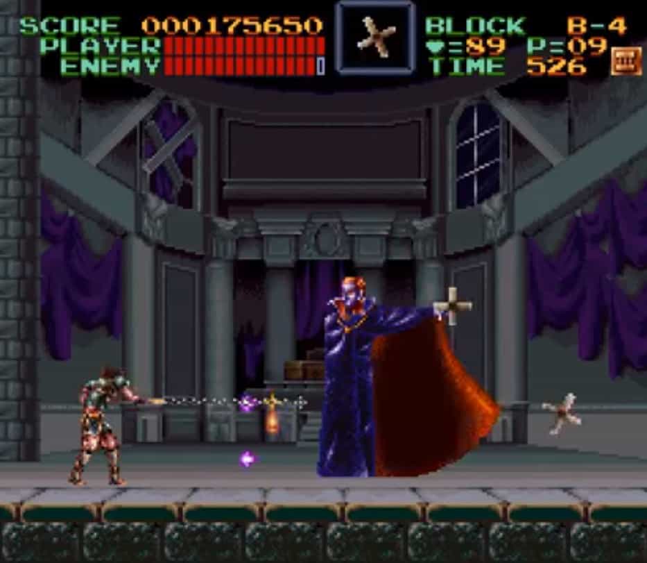Dracula in Super Castlevania IV.