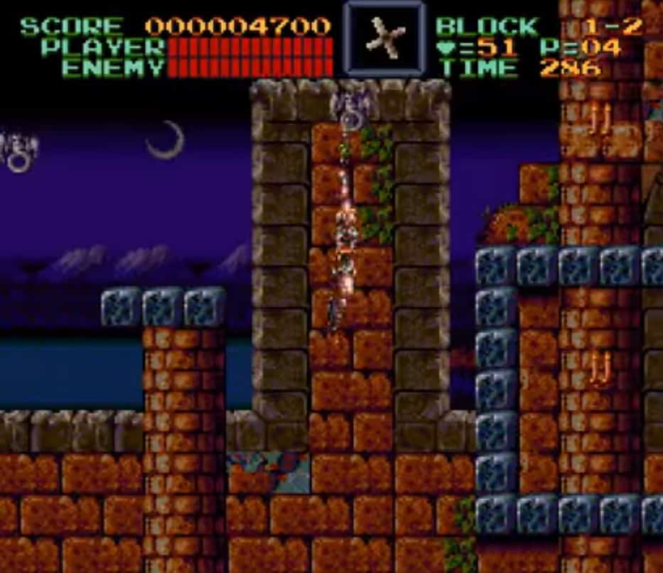 Navigating in Super Castlevania IV.