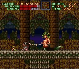 Whip in Super Castlevania IV.