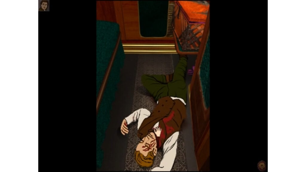 An in-game screenshot from The Last Express.