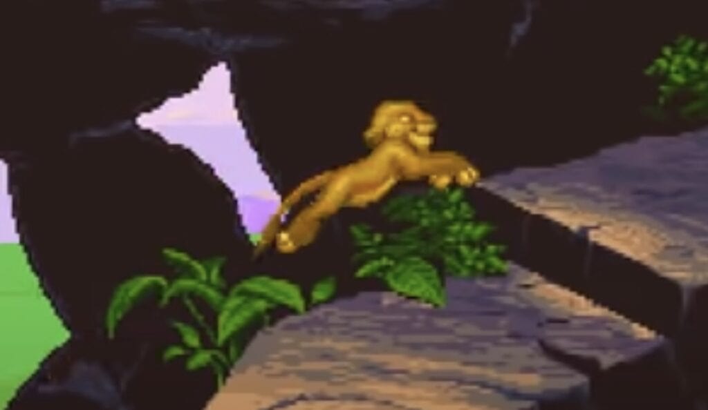 The Lion King's Simba in game