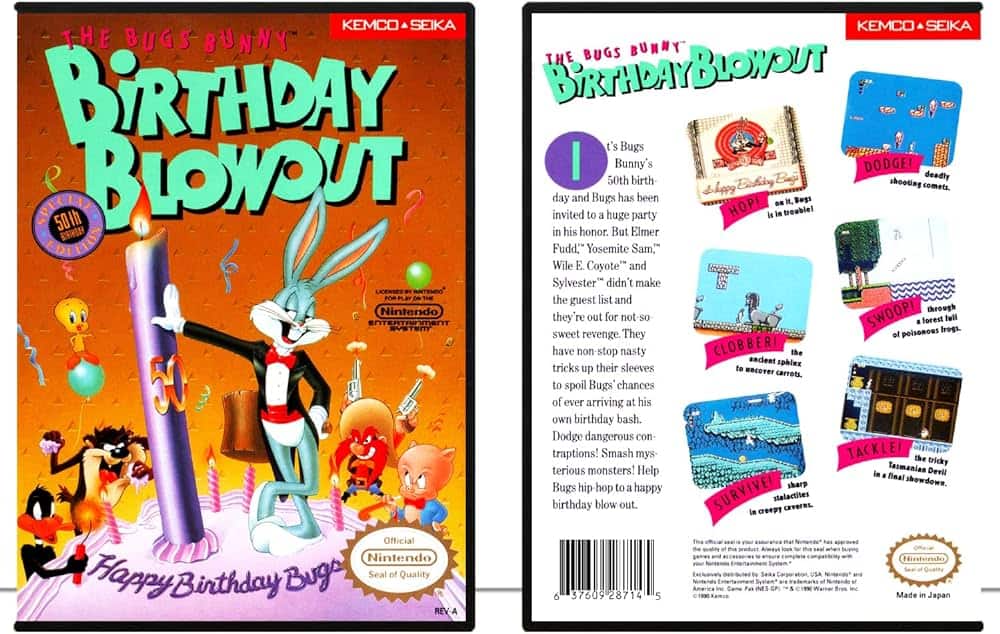 Bugs Bunny Birthday Blowout box art