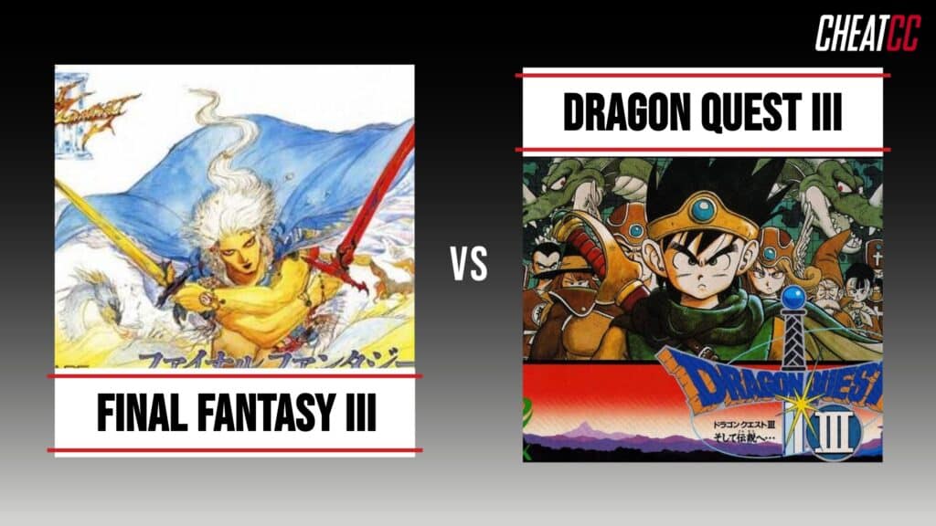 Final Fantasy III vs Dragon Quest III