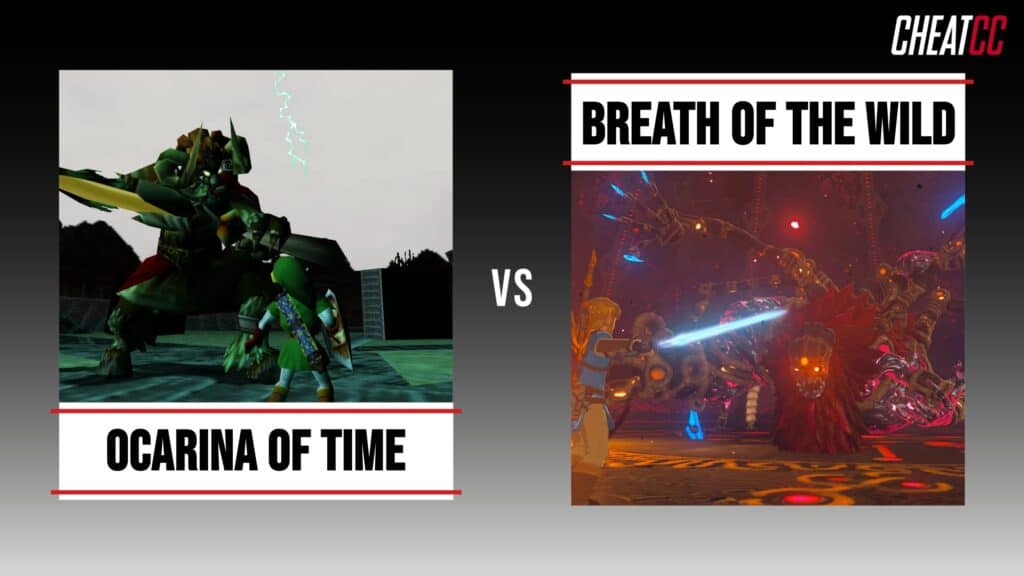 Zelda Ocarina of Time vs Zelda Breath of the Wild Which Has the Better Ganon Fight? Cheat