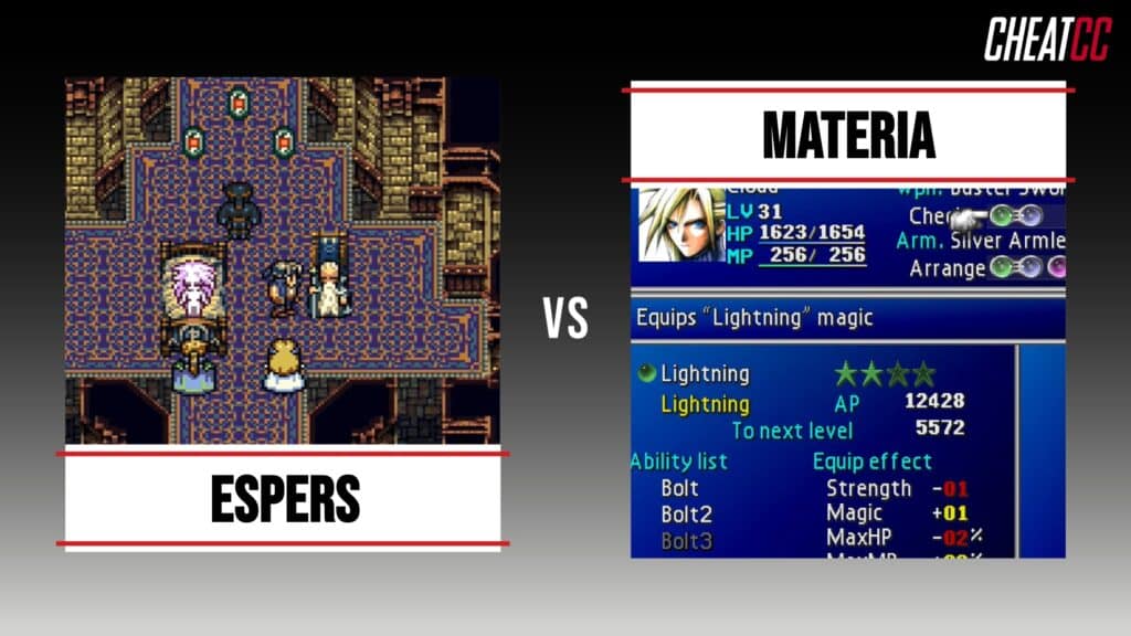 Espers vs Materia