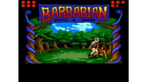 An in-game screenshot from Barbarian: The Ultimate Warrior.