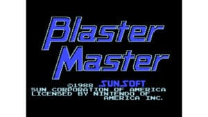 An in-game screenshot from Blaster Master.