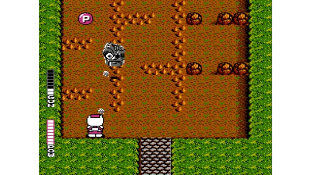 An in-game screenshot from Blaster Master.