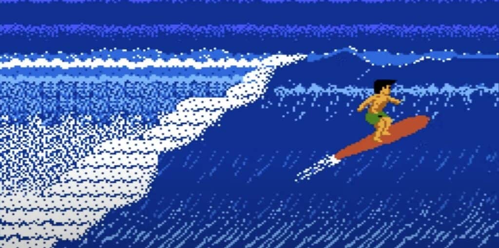Surfing in California Games