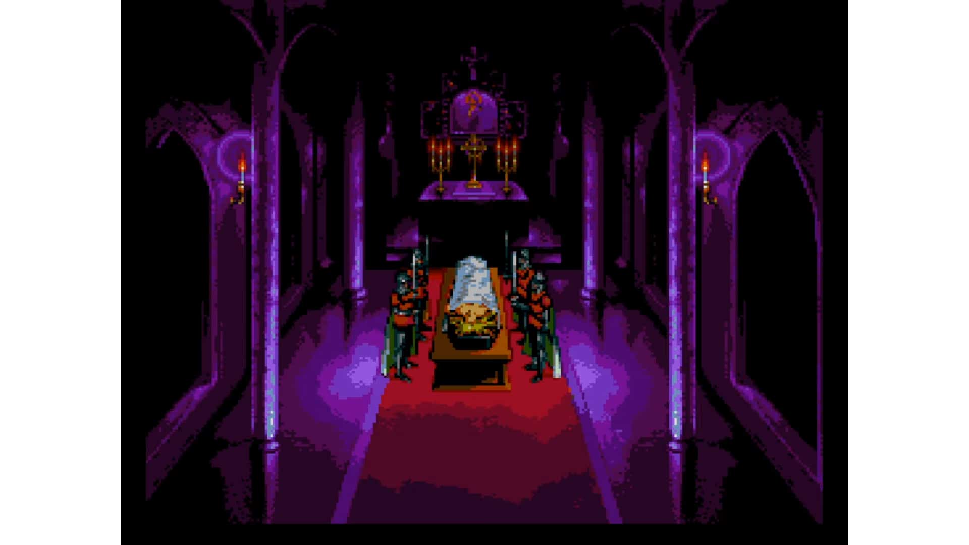 An in-game screenshot from Castlevania: Rondo of Blood.