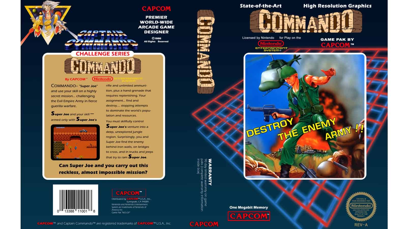 Commando Box Art