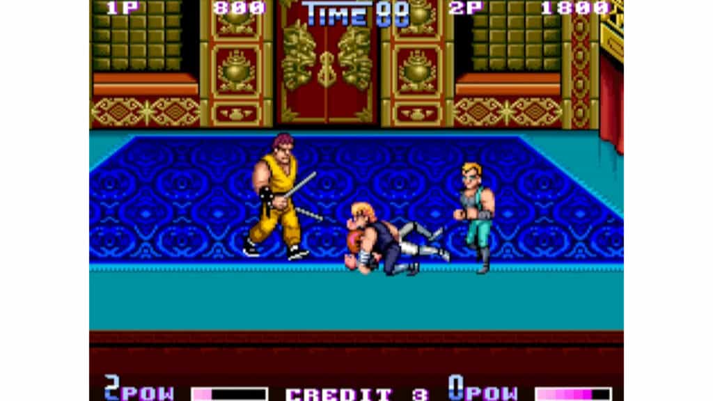 An in-game screenshot from Double Dragon II: The Revenge.