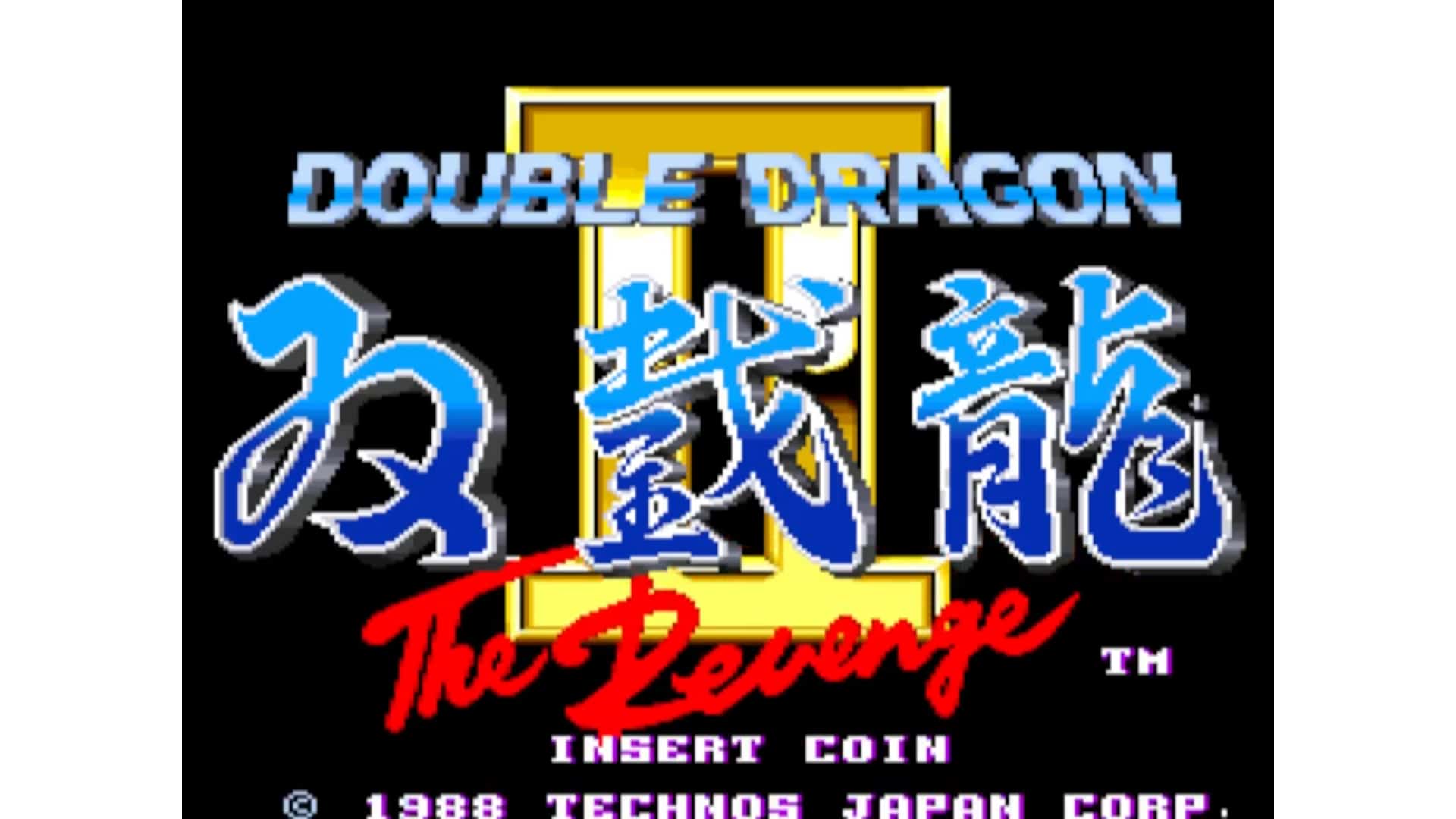 An in-game screenshot from Double Dragon II: The Revenge.