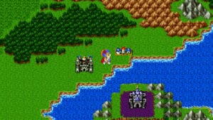 The Hero travels through the kingdom of Alefgard.