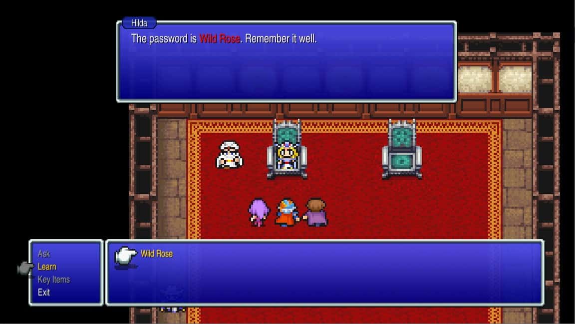 Final Fantasy II gameplay