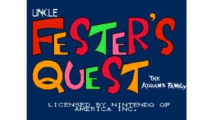An in-game screenshot from Fester's Quest.
