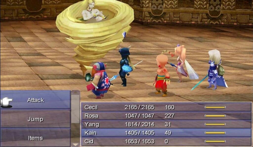 Final Fantasy IV DS gameplay