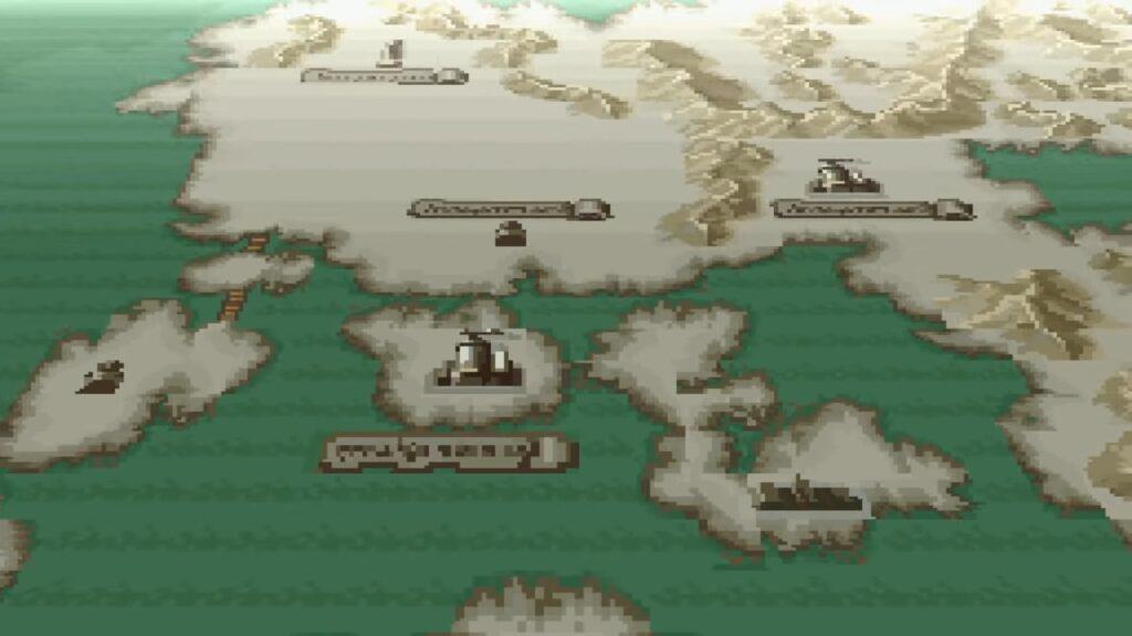 An in-game screenshot from Fire Emblem: Mystery of the Emblem.