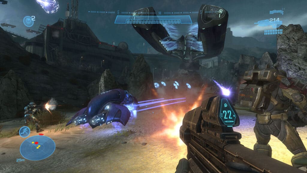 Combat in Halo: Reach.