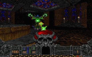Hexen features weapons capable of devastating magic effects.