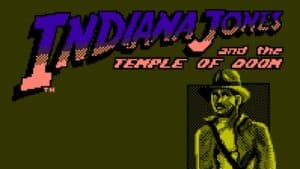 Indiana Jones and the Temple of Doom Start Screen