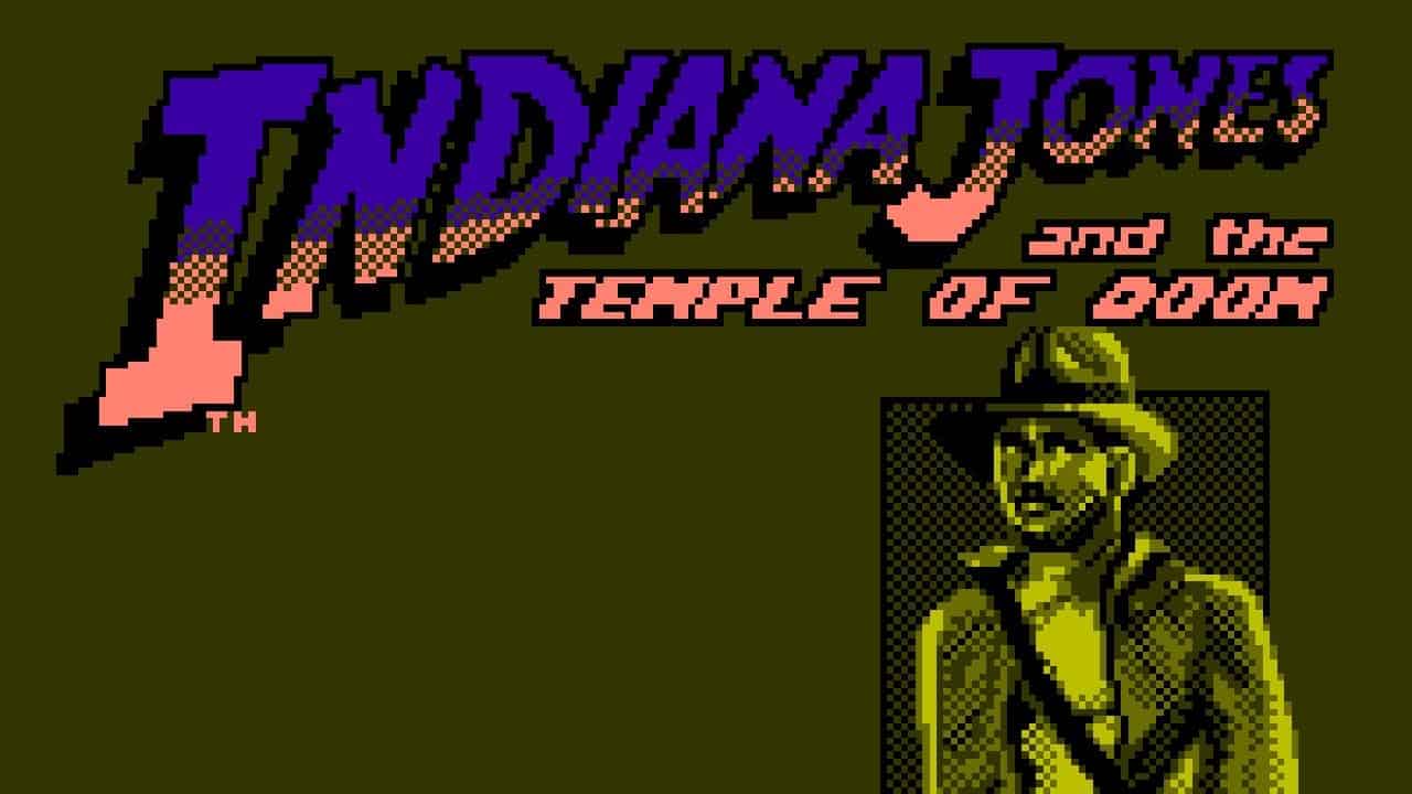 Indiana Jones and the Temple of Doom Start Screen