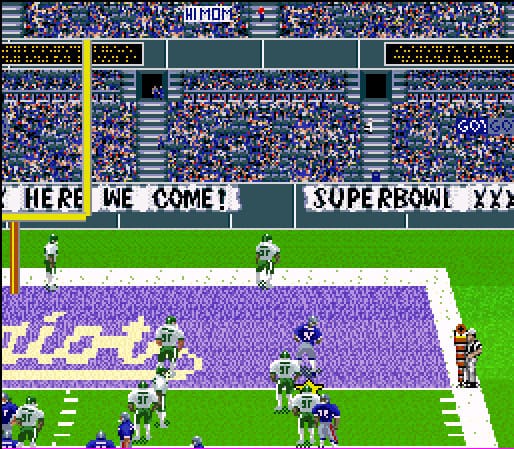 Madden NFL 96 even simulates touchdown celebrations.