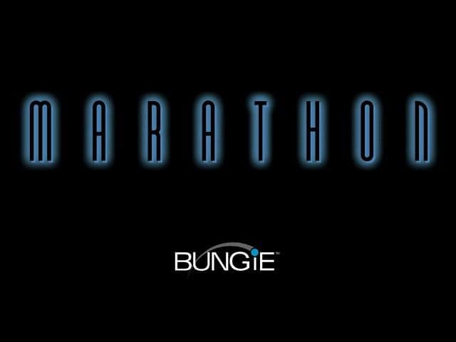 Marathon's ominous title screen reveals little about the game itself.