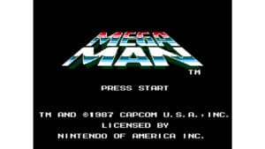 An in-game screenshot from Mega Man.