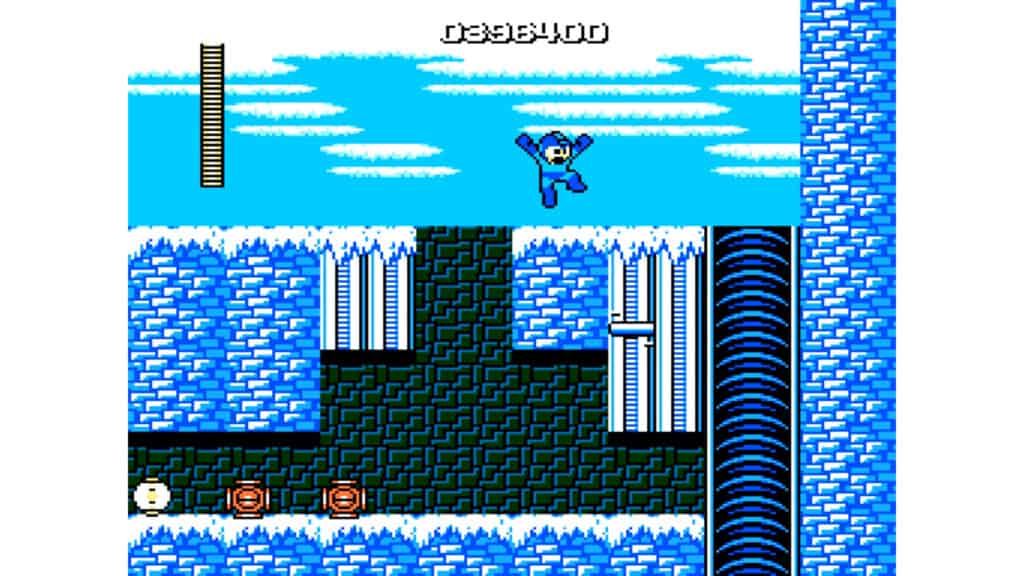 An in-game screenshot from Mega Man.