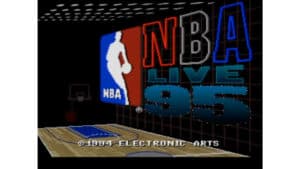 An in-game screenshot from NBA Live 95.