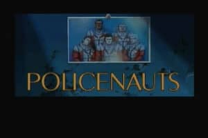 The title screen for Policenauts can be seen at the start of the game.