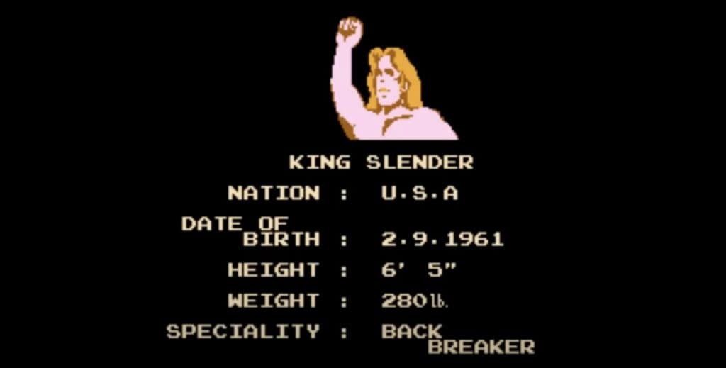 King Slender in Pro Wrestling