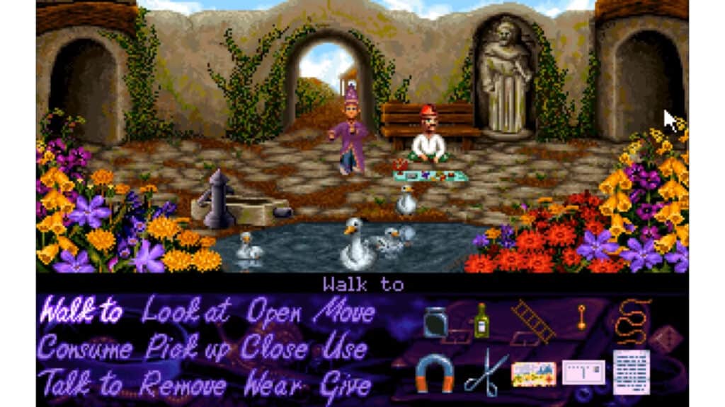 An in-game screenshot from Simon the Sorcerer.