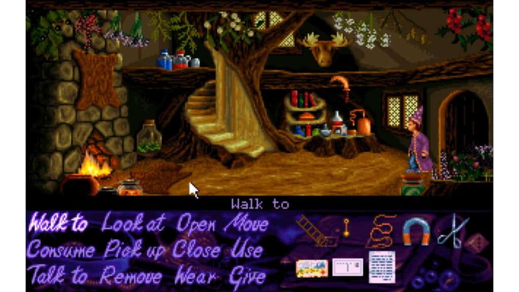 An in-game screenshot from Simon the Sorcerer.