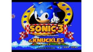 An in-game screenshot from Sonic 3 & Knuckles.