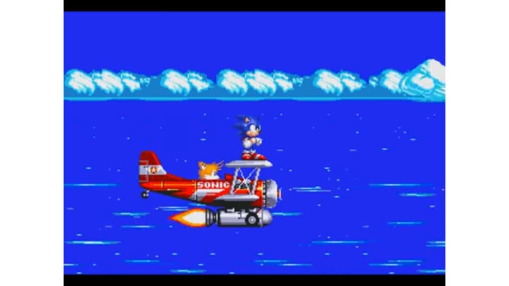 An in-game screenshot from Sonic 3 & Knuckles.