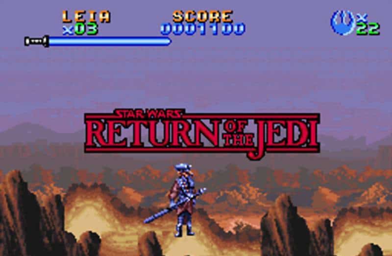 The original trilogy concludes in this 16-bit rendition of Return of the Jedi.