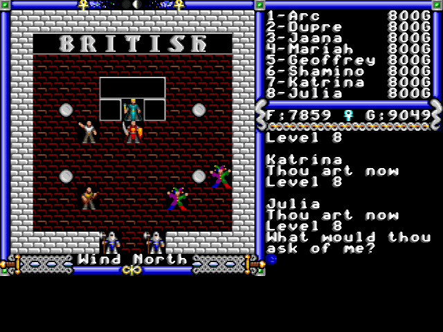 NPCs in Ultima IV: Quest of the Avatar